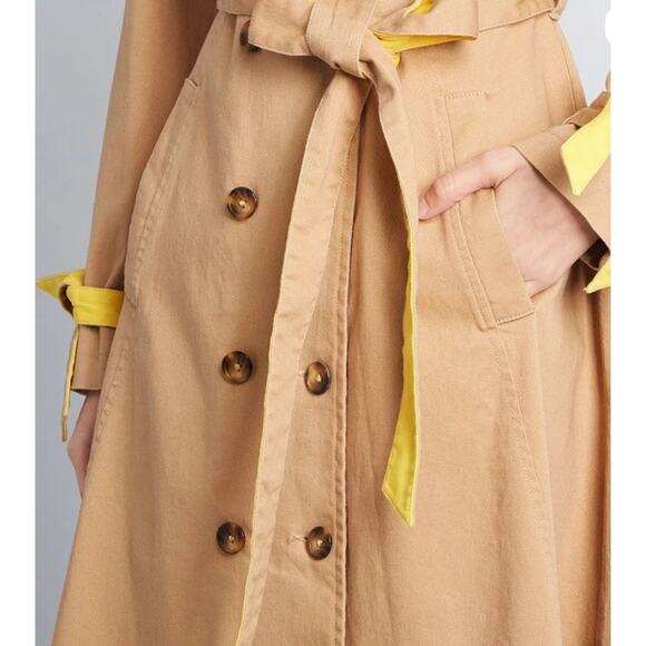 ModCloth Imagination Trench Coat, Size Small - Picture 4 of 12